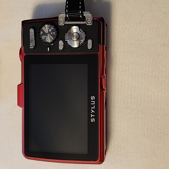 Olympus Red Stylus Tough TG 830 Digital Camera - Picture 2 of 10